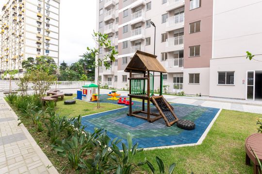 Área comum de apartamento à venda com 2 quartos, 45m² em Rio Comprido, Rio de Janeiro