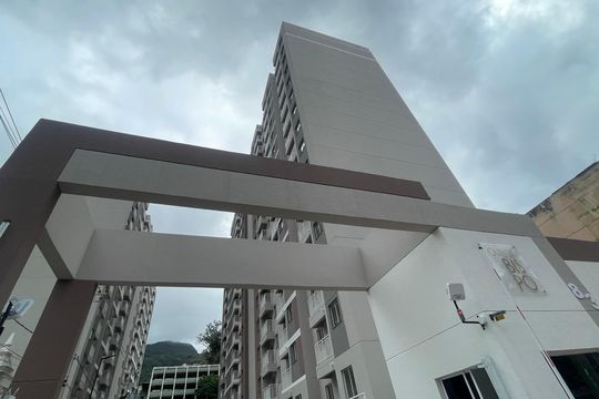 Fachada de apartamento à venda com 2 quartos, 45m² em Rio Comprido, Rio de Janeiro