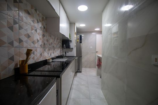 Cozinha de apartamento para alugar com 2 quartos, 79m² em Tijuca, Rio de Janeiro