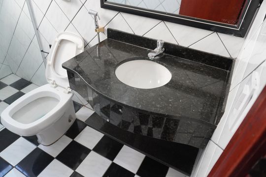Banheiro da Suíte de casa para alugar com 4 quartos, 260m² em Parque Novo Mundo, Americana