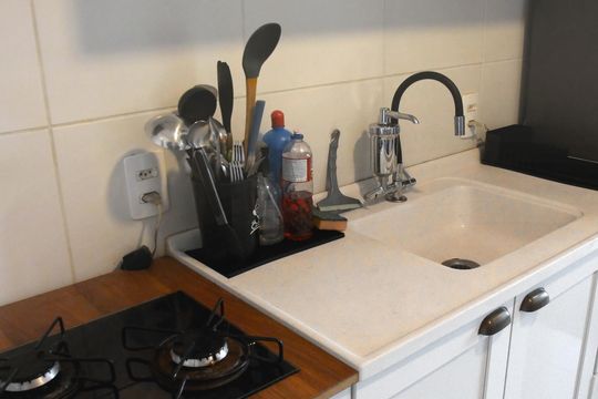 Cozinha de apartamento para alugar com 2 quartos, 45m² em Socorro, São Paulo