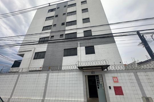 Fachada do Prédio de apartamento para alugar com 1 quarto, 32m² em Centro, São Vicente