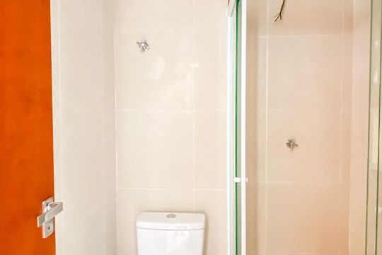 Banheiro de apartamento para alugar com 1 quarto, 25m² em Vila Buenos Aires, São Paulo