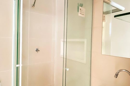 Banheiro de apartamento para alugar com 1 quarto, 25m² em Vila Buenos Aires, São Paulo