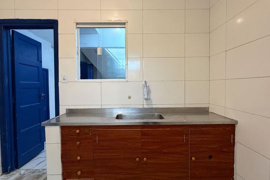 Cozinha de casa para alugar com 3 quartos, 100m² em Macuco, Santos
