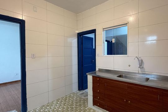 Cozinha de casa para alugar com 3 quartos, 100m² em Macuco, Santos