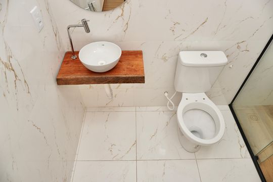 Suíte - Banheiro de kitnet/studio para alugar com 1 quarto, 35m² em Santa Cruz, Belo Horizonte