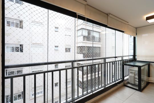 Varanda  de apartamento para alugar com 2 quartos, 66m² em Perdizes, São Paulo