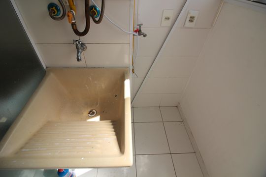 Área de Serviço de apartamento à venda com 2 quartos, 48m² em Jardim Santo Onofre, São Paulo