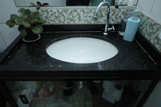 Banheiro de apartamento à venda com 2 quartos, 45m² em Colônia (zona Leste), São Paulo
