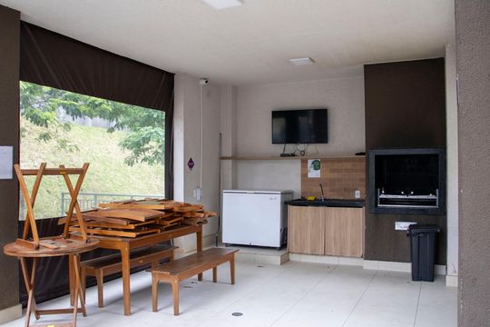 Área comum - Churrasqueira de apartamento à venda com 2 quartos, 40m² em Jardim Santa Teresinha, São Paulo
