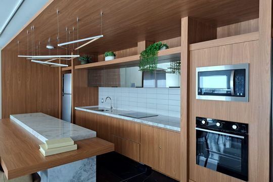 Área Comum - Espaço Gourmet de kitnet/studio para alugar com 1 quarto, 27m² em Passo D’areia, Porto Alegre