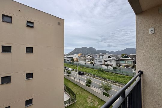 Varanda de apartamento para alugar com 2 quartos, 55m² em Recreio dos Bandeirantes, Rio de Janeiro