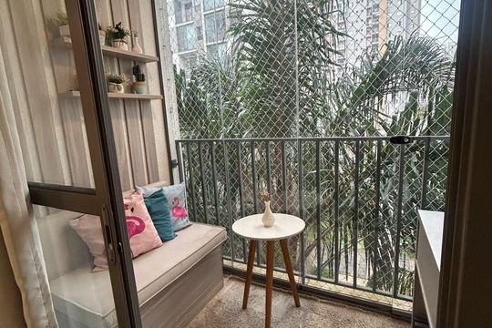 Varanda de apartamento para alugar com 3 quartos, 58m² em Usina Piratininga, São Paulo