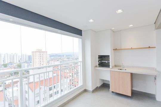 Varanda de kitnet/studio à venda com 1 quarto, 30m² em Picanço, Guarulhos
