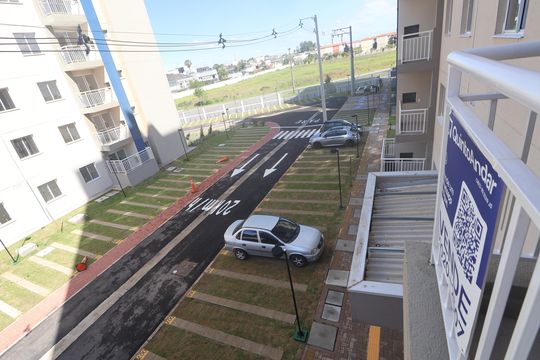 Vista da Placa de apartamento à venda com 2 quartos, 46m² em Igara, Canoas