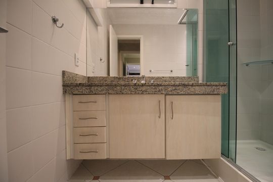 Banheiro 1 de apartamento para alugar com 3 quartos, 128m² em Morumbi, São Paulo