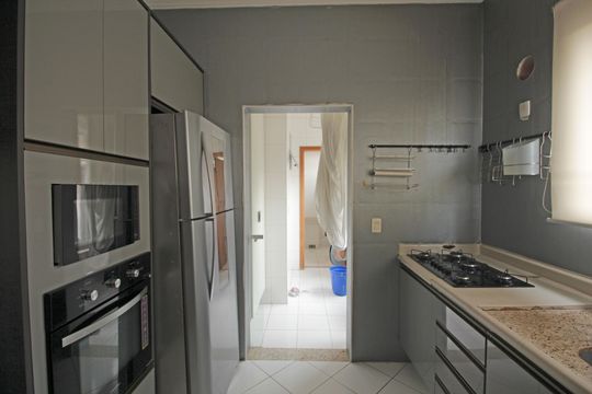 Cozinha e Área de Serviço de apartamento para alugar com 3 quartos, 150m² em Boqueirão, Santos