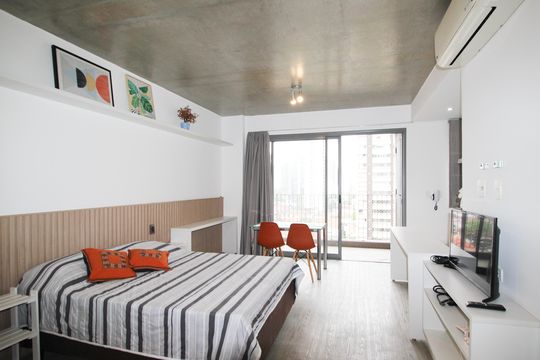 Sala de kitnet/studio à venda com 1 quarto, 35m² em Vila Olímpia, São Paulo