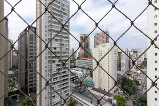 Vista da Sacada de apartamento à venda com 4 quartos, 200m² em Indianópolis, São Paulo