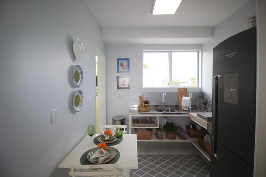 Cozinha de apartamento para alugar com 2 quartos, 60m² em Vila Jardim, Porto Alegre