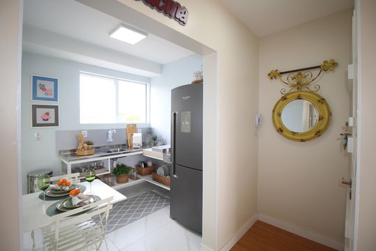 Cozinha de apartamento para alugar com 2 quartos, 60m² em Vila Jardim, Porto Alegre
