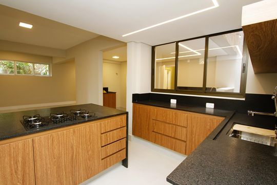 Cozinha de apartamento à venda com 3 quartos, 125m² em Santa Lúcia, Belo Horizonte