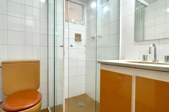 Banheiro de apartamento para alugar com 3 quartos, 83m² em Paraíso, São Paulo