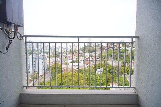 Varanda da Sala de apartamento à venda com 2 quartos, 56m² em Guarani, Novo Hamburgo