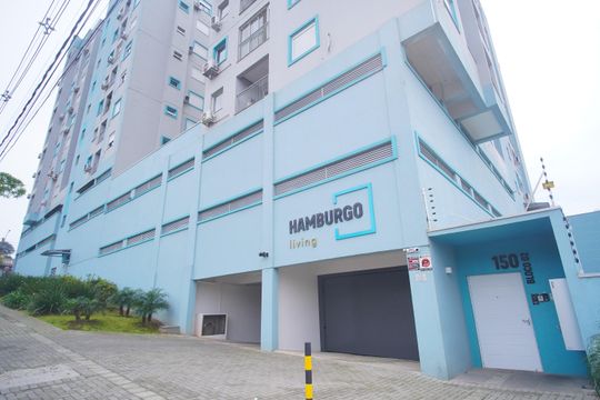 Fachada de apartamento à venda com 2 quartos, 56m² em Guarani, Novo Hamburgo