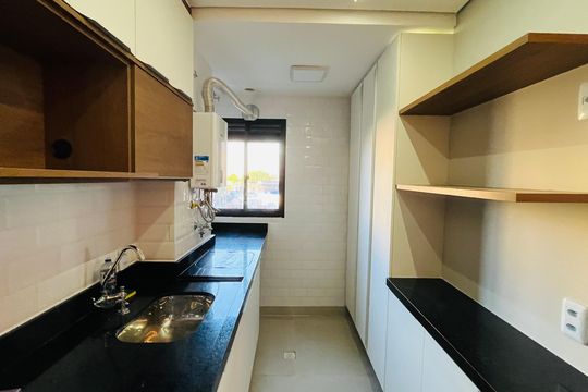 Cozinha de apartamento para alugar com 2 quartos, 50m² em Botafogo, Campinas
