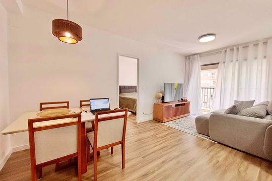 Sala de Jantar de apartamento para alugar com 1 quarto, 50m² em Alphaville Industrial, Barueri