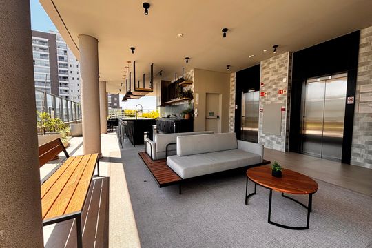 Área comum de apartamento para alugar com 1 quarto, 50m² em Alphaville Industrial, Barueri