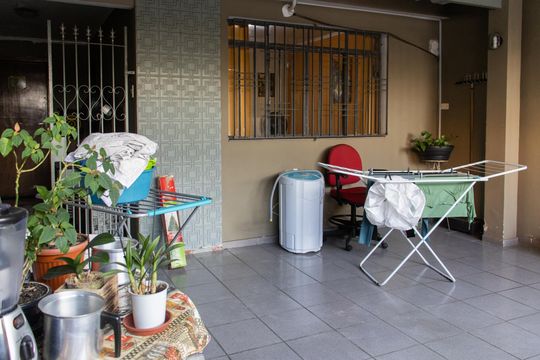 Área externa de casa para alugar com 2 quartos, 110m² em Vila Bocaina, Mauá