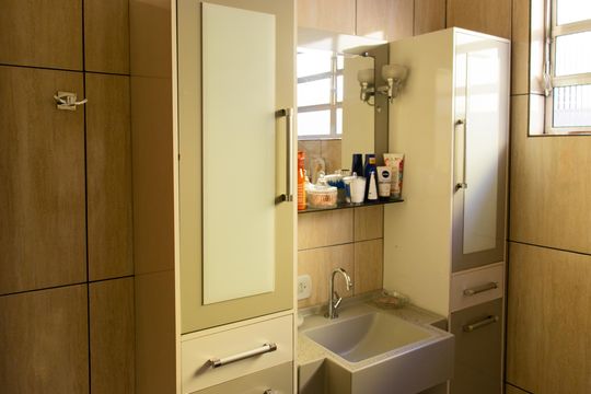 Lavabo de casa para alugar com 2 quartos, 110m² em Vila Bocaina, Mauá
