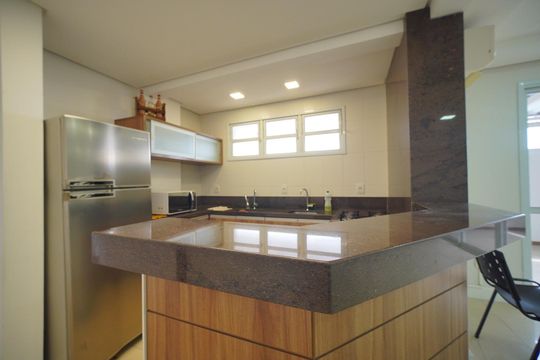 Salão de festas  de apartamento para alugar com 2 quartos, 76m² em Barreiros, São José