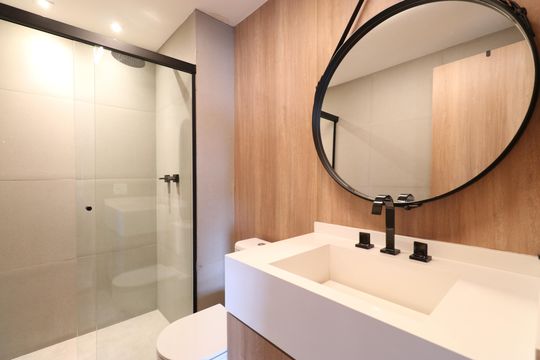 Banheiro Social de apartamento para alugar com 2 quartos, 60m² em Jardim das Perdizes, São Paulo