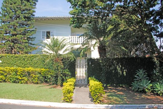 Fachada de casa de condomínio à venda com 5 quartos, 620m² em Condomínio Vista Alegre, Vinhedo