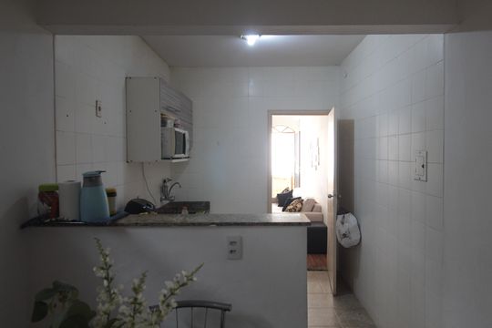 Cozinha e Copa de casa de condomínio para alugar com 2 quartos, 65m² em Santa Monica, Belo Horizonte