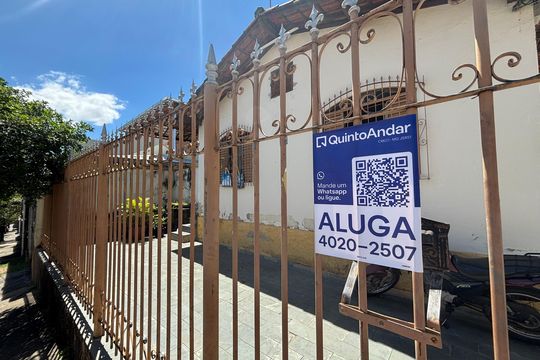 Plaquinha Instalada de casa de condomínio para alugar com 2 quartos, 65m² em Santa Monica, Belo Horizonte