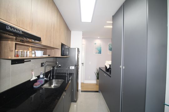 Cozinha de apartamento à venda com 2 quartos, 73m² em Parada Inglesa, São Paulo