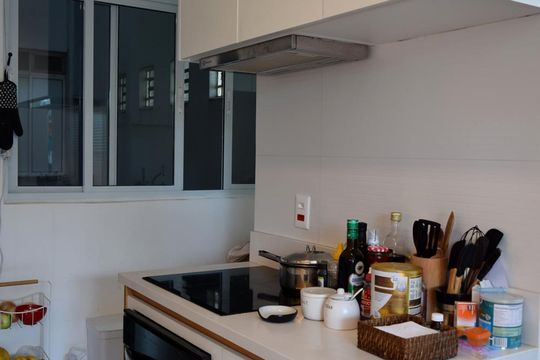 Cozinha de apartamento para alugar com 2 quartos, 128m² em Jardim Paulista, São Paulo