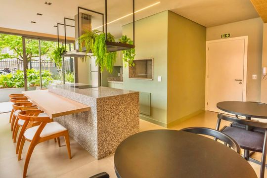 Área externa de apartamento para alugar com 1 quarto, 29m² em Jardim do Salso, Porto Alegre