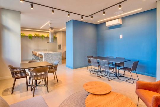 Área externa de apartamento para alugar com 1 quarto, 29m² em Jardim do Salso, Porto Alegre
