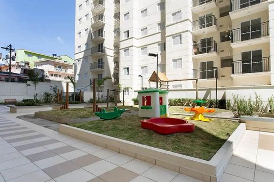 Área externa de apartamento para alugar com 2 quartos, 48m² em Centro, Diadema