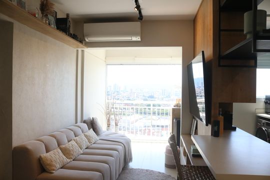 Sala de apartamento à venda com 2 quartos, 51m² em Água Branca, São Paulo
