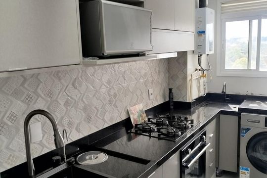 Cozinha de apartamento para alugar com 2 quartos, 44m² em Bonsucesso, Guarulhos