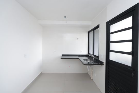 Sala/Cozinha de apartamento para alugar com 1 quarto, 38m² em Vila Esperança, São Paulo