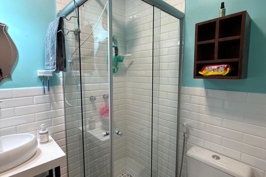 Banheiro Social de apartamento à venda com 3 quartos, 79m² em Centro, São Bernardo do Campo