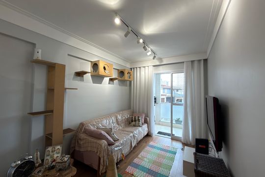 Sala  de apartamento à venda com 3 quartos, 79m² em Centro, São Bernardo do Campo